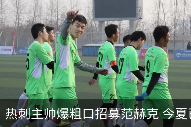 热刺主帅爆粗口招募范赫克 今夏已签5名强援